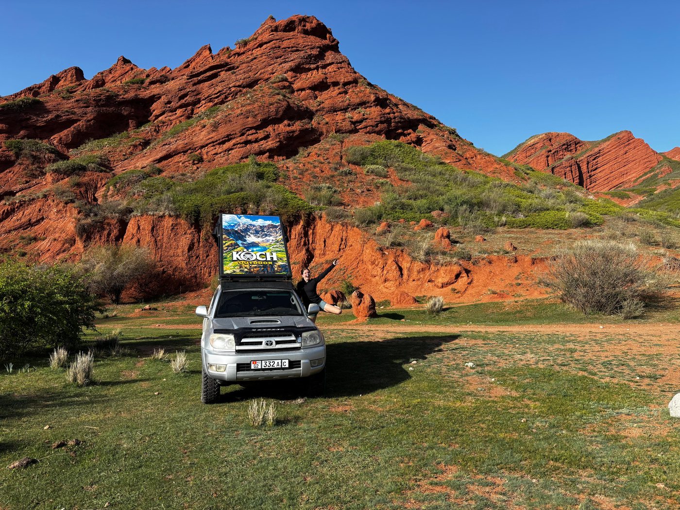 Red rock canyon, Skazka, Kyrgyzstan